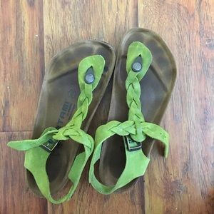Green Tatami Birkenstocks